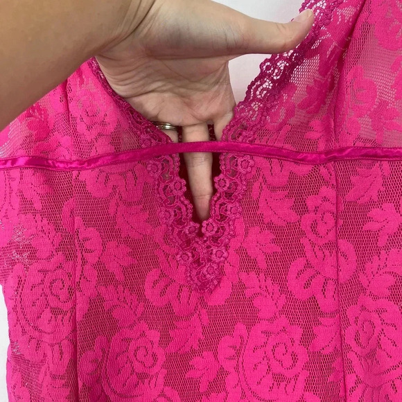 Victoria Secret Pink Lace Camisole Size L - Picture 4 of 5